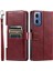 Motorola Moto G54 5g Kickstand Pu Deri 6 Kart Yuvaları Için Flip Case (Yurt Dışından) 1