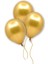 Doğum Günü Bride Bekarlığa Veda Partisi Balonu Gold Renkli Metalik Balon 10 Adet Altın 2