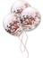 Rose Gold Konfetili Şeffaf Balon Seti 10 Adet 2
