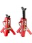 2 Adet Metal 3 Ton Simüle Kriko Yüksekliği Ayarlanabilir Tamir Braketi Sahne Aracı 1/10 Trx4 D90 CC01 Rc Tırmanma Araba Kırmızı (Oyuncak Modeli) (Yurt Dışından) 1