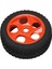 4 Adet/takım Rc Off-Road Araba Buggy Kauçuk Kamyon Lastikleri Lastik Jant Jant Hex Adaptörü 17 mm 811 8sc 94885 84-801 Kırmızı (Yurt Dışından) 4