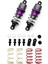 1/10 1 Çift Metal Hidrolik Amortisörler Rc Uzaktan Kumanda Araba Düz Yarış Drift Araba (63MM) Kırmızı (Yurt Dışından) 4