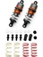 1/10 1 Çift Metal Hidrolik Amortisörler Rc Uzaktan Kumanda Araba Düz Yarış Drift Araba (63MM) Kırmızı (Yurt Dışından) 5