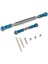 Metal Ayarlanabilir Direksiyon Bağlantı Servo Bağlantı Çekme Çubuğu Gerdirme Mn D90 D99 Mn-90 Fj-45 1/12 Rc Araba Paletli, Mavi (Yurt Dışından) 1