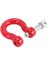 Adet Metal Tampon D-Ring Kırmızı Çekme Kancası Römork Kurtarma Kancası 1/10 Rc Paletli Araba Traxxas Trx4 Eksenel SCX10 Yükseltme Parçaları (Yurt Dışından) 2
