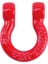 Adet Metal Tampon D-Ring Kırmızı Çekme Kancası Römork Kurtarma Kancası 1/10 Rc Paletli Araba Traxxas Trx4 Eksenel SCX10 Yükseltme Parçaları (Yurt Dışından) 5