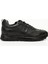 Erkek Siyah Bağcıklı Hakiki Deri Comfort Sneaker 1