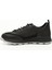 Erkek Siyah Bağcıklı Hakiki Deri Comfort Sneaker 3