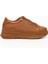 Kadın Bağcıklı Dolgu Taban Hakiki Deri Sneaker 1
