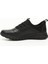 Kadın Siyah Lastik Bağcıklı Hakiki Deri Comfort Sneaker 4