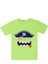 3d Yeşil Korsan Çocuk T-shirt Şort Bandana Takım 5