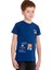 Mavi Courage Baskılı Bisiklet Yaka 5-16 Yaş Tişört 2007-7 1