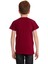 Bordo Bronx Baskılı Bisiklet Yaka 5-16 Yaş Tişört 2005-3 2