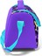 Kids Mor Voleybol Desenli Thermo Beslenme Çantası 5 Litre Polyester Malzeme 1