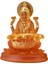 Lotus Figürleri Üzerinde Oturan Hindu Üstü Turuncu Için Hint Heykeli (Yurt Dışından) 4