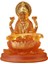 Lotus Figürleri Üzerinde Oturan Hindu Üstü Turuncu Için Hint Heykeli (Yurt Dışından) 5