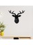 Reçine Geyik Kafası Heykel Duvara Monte Heykeli Figürler Dekorasyon (Yurt Dışından) 4