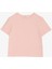 Kız Çocuk Tişört Kemer Boy Basic 9-14 Yaş, Pembe 1