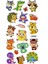 Sticker Kabartmalı Stiker Defter Planlayıcı Etiket LRI004 17 x 9 cm Şirin Hayvanlar 2