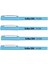 200N Fine Writing Pen Sky Blue 4 Adet 1