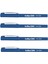 200N Fine Writing Pen Royal Blue 4 Adet 1