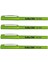 200N Fine Writing Pen Yellow Green 4 Adet 1