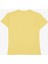 Erkek Çocuk Tişört Armalı Yazı Baskılı 9-14 Yaş, Sarı 2