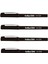 200N Fine Writing Pen Dark Brown 4 Adet 1