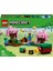 LEGO® Minecraft™ Kiraz Çiçeği Bahçesi 21260 - 8 Yaş ve Üzeri Macera Oyunları Seven Çocuklar İçin Sniffer, Zombi ve Arı İçeren Yaratıcı Oyuncak Yapım Seti (304 Parça) 3