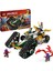 NINJAGO® Ninja Ekibi Kombo Araç 71820 # 9 Yaş ve Üzeri İçin Planör, Yarış Arabası ve 2 Motosiklet İçeren 4#ü 1 Arada Yaratıcı Oyuncak Yapım Seti (576 Parça) 1