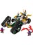 NINJAGO® Ninja Ekibi Kombo Araç 71820 # 9 Yaş ve Üzeri İçin Planör, Yarış Arabası ve 2 Motosiklet İçeren 4#ü 1 Arada Yaratıcı Oyuncak Yapım Seti (576 Parça) 2