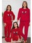 Civciv Desenli Anne Kız Çocuk Kombin Peluş Pijama Takımı (Anne Kız Ayrı Satılır.) 2
