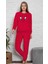 Civciv Desenli Anne Kız Çocuk Kombin Peluş Pijama Takımı (Anne Kız Ayrı Satılır.) 5
