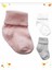 ADN Socks Bebek Asetat 6'lı Kıvrık Çorap 1