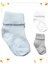 ADN Socks Bebek Asetat 6'lı Kıvrık Çorap 2