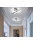 Modern Plafonyer Salon Mutfak Oturma Odası LED Avize Boomerang LED Avize Krom Ledli Avize 1