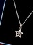 Alâ Silver Jewellery Yıldız Sol Anahtarı Detaylı Beyaz Taşlı 925 Ayar Gümüş Kolye 2