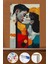 Sayılarla Boyama Seti Çerçeveli Kasnaklı Aşk Öpücüğü 40X50 cm 1