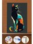 Sayılarla Boyama Seti Çerçeveli Kasnaklı Kedi Duruşu 2 60X75 cm 1