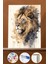 Sayılarla Boyama Seti Çerçeveli Kasnaklı Aslan 1 40X50 cm 1