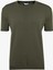 Slim Fit Haki Rayon Triko T-Shirt 2EF069421003M 5