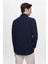 Slim Fit Lacivert Gofre Easy Iron Gömlek 2EC02XT04282M 4