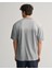 Erkek Gri Relaxed Fit Bisiklet Yaka Logolu T-Shirt 2033014.93 3