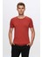 Twn Slim Fit Kiremit Rayon Triko T-Shirt 2EF069421003M 1