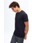 Regular Fit Lacivert Düz T-Shirt 3