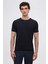 Slim Fit Lacivert Rayon Triko T-Shirt 2EF069421003M 1