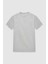 Regular Fit Gri Düz T-Shirt 5
