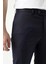 Slim Fit Lacivert Düz Kumaş Pantolon 2HE03ER01320M 3