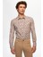 Slim Fit Kahverengi Baskılı Gömlek 2EC0221062590 1
