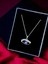Alâ Silver Jewellery Göz Taşlı Tasarım 925 Ayar Gümüş Kolye 1